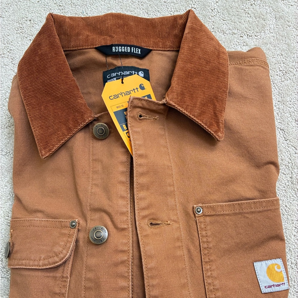 Carhartt Chore Jacket Brown Medium Duck new with tags never worn